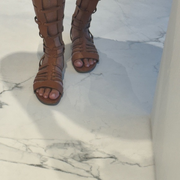 Tall Saint Laurent Gladiator sandals. Worn only a few times. - Picture 2 of 9